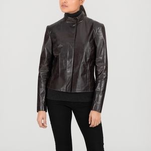 M0851 Aniline leather jacket - very fitted shape